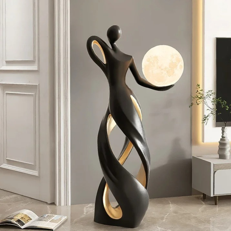 Resin Art Design For Wedding - 28CM Designer abstracte vloersculptuur, statement kunstwerk,