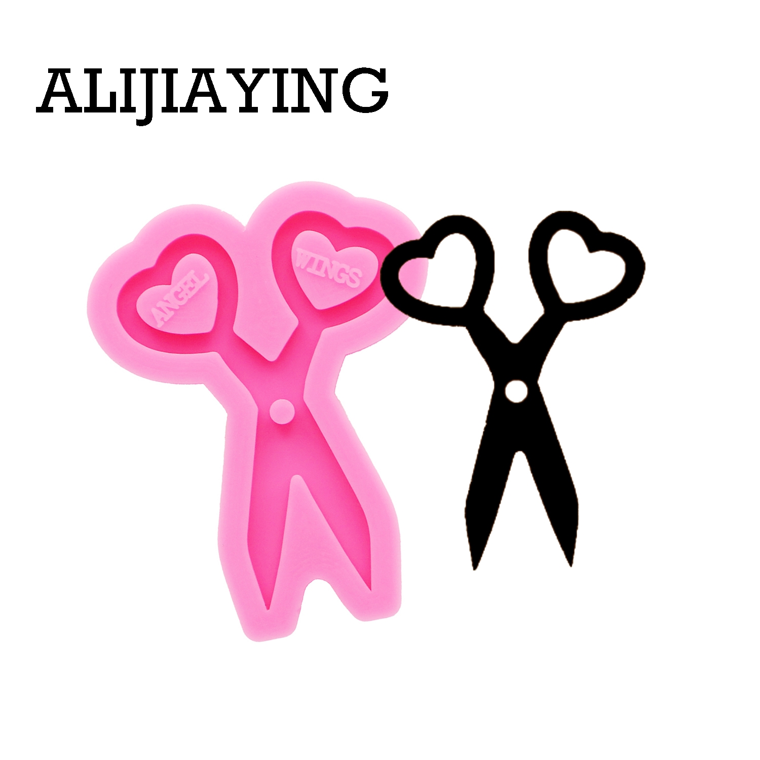 Resin Art Keychain Design - DY0263 Glad Art Design Mini Schaar