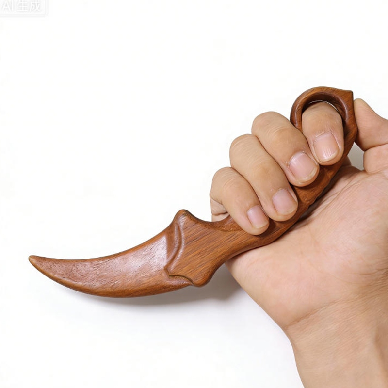 Resin Art Training - 1/2 stuks Gouden Sandelhout Klauwmes Houten