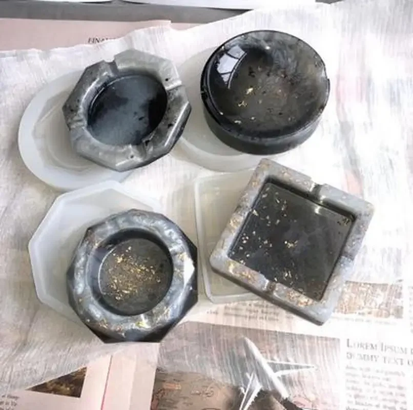 Resin Art Heart - Nieuwe siliconen mal asbak hars mal