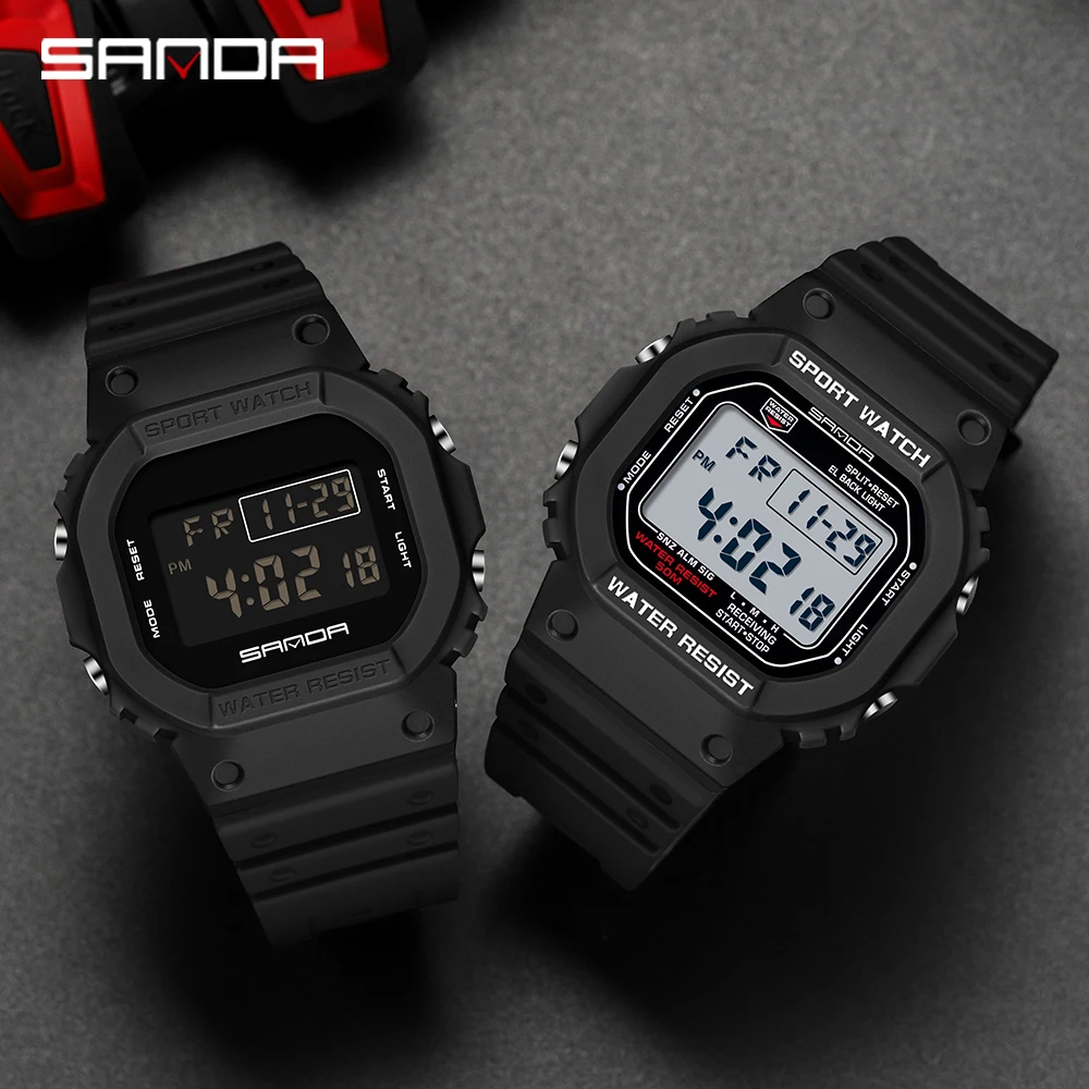 Resin Art Underwater - SANDA 2107 Kinderen Horloge Mannen Waterdichte