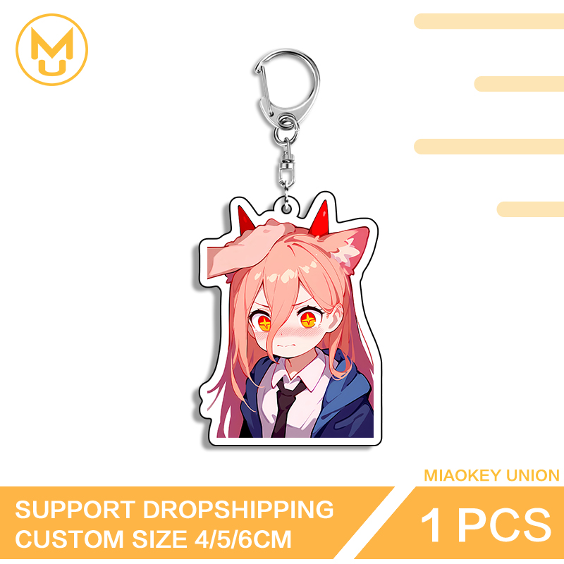 Resin Art Keychain Design - Kawaii Zero Two Anime Figure Art