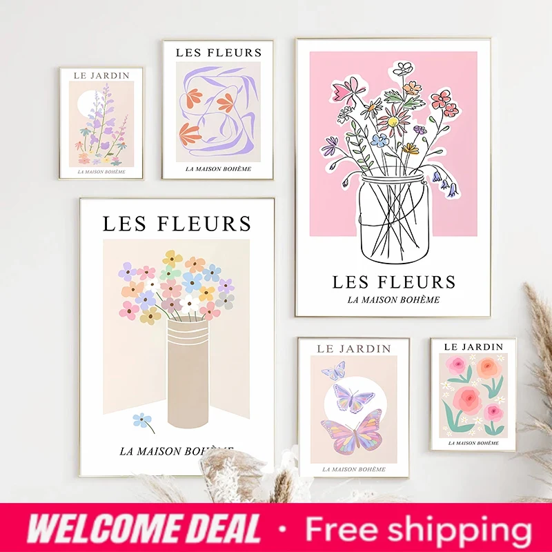 Resin Art Flower - 2026 Abstracte Bloemenmarkt Poster Roos Tulp