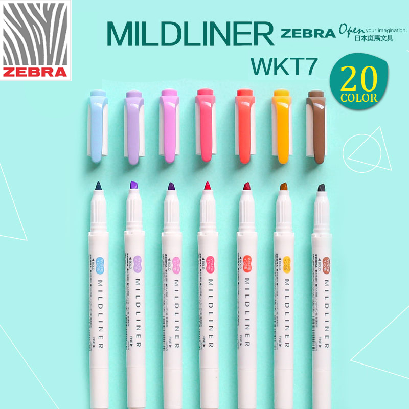 Zebra Pen Mildliner - Japan Zebra Wkt7 Nieuwe Mildliner Dubbele