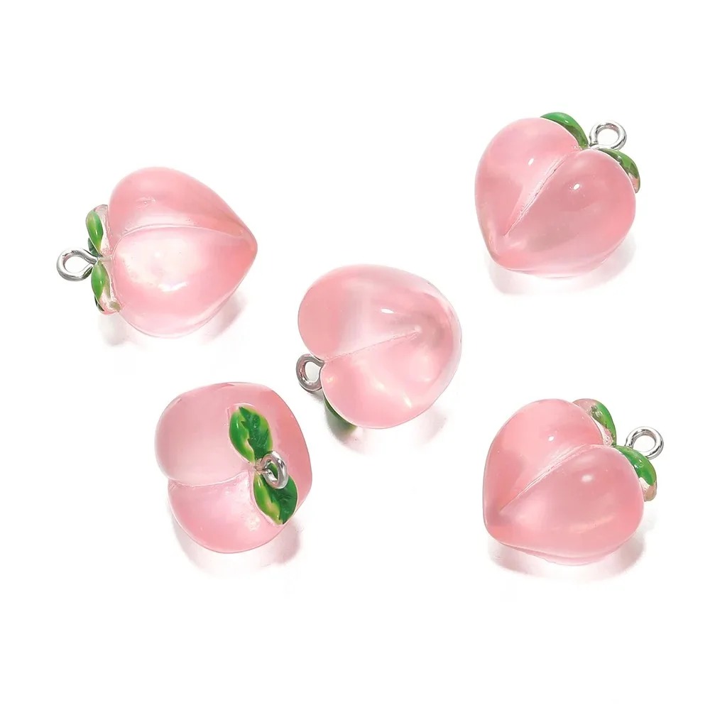 Resin Art Store - 10 Stuks Transparant Roze Perzik Hars