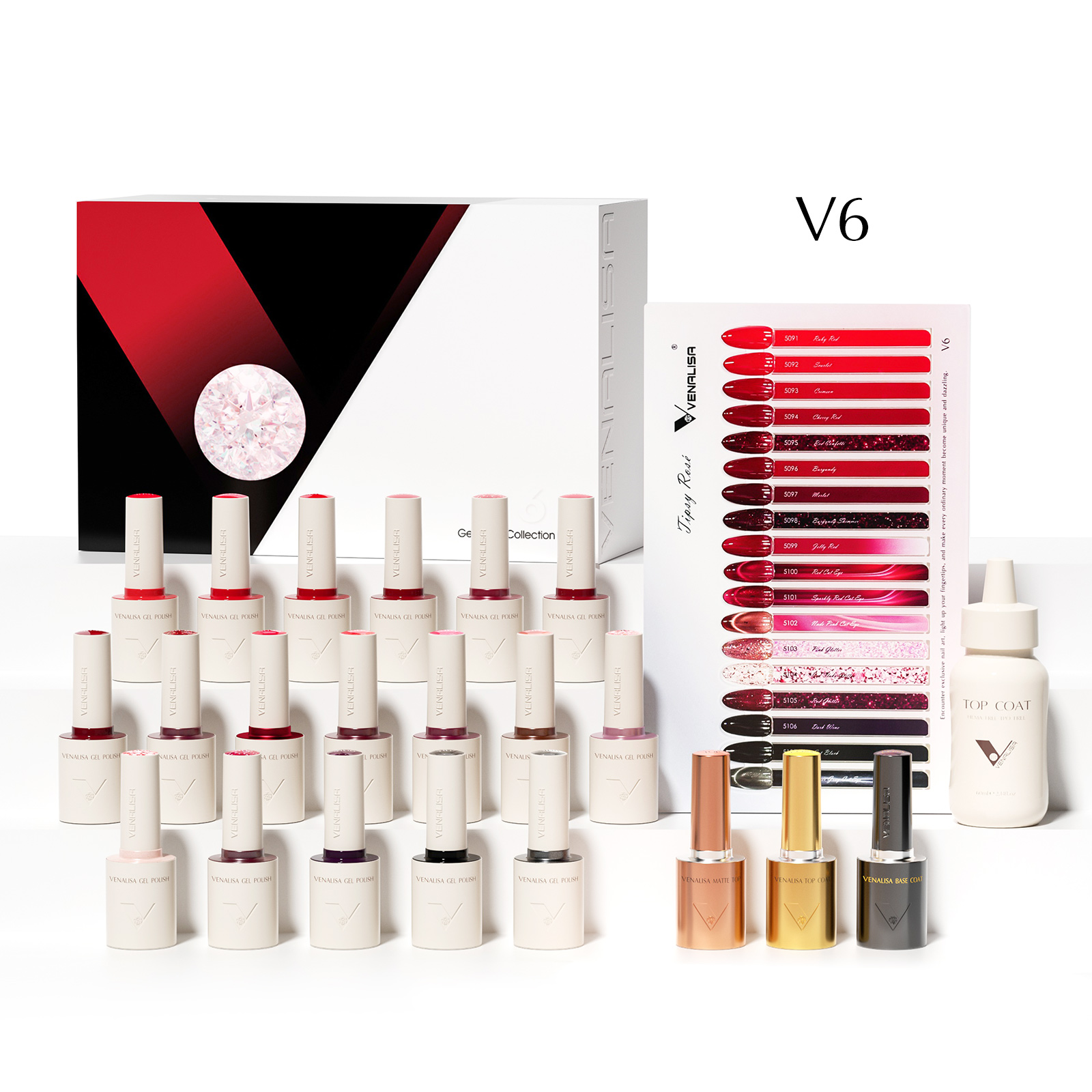 Resin Art Training - VENALISA V6 Nieuwe Kit 10ml Nagelgel