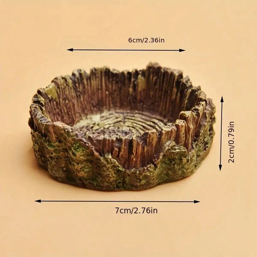 Resin Art Tree - 1 stks Boomstronk Vormige Reptiel Voedsel