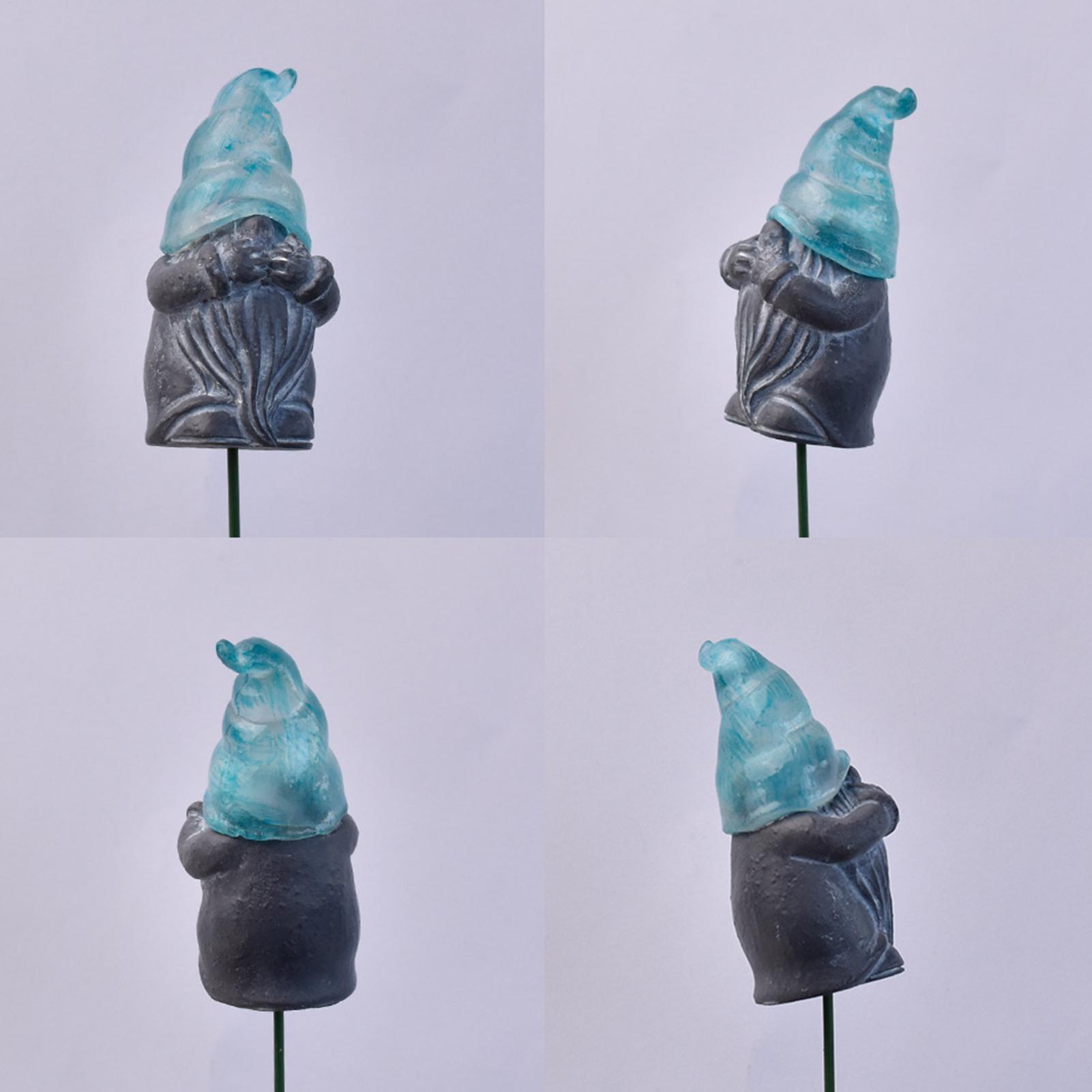 Resin Art Flower - Decoratieve tuinpalen 3-delige gloeiende hars buiten