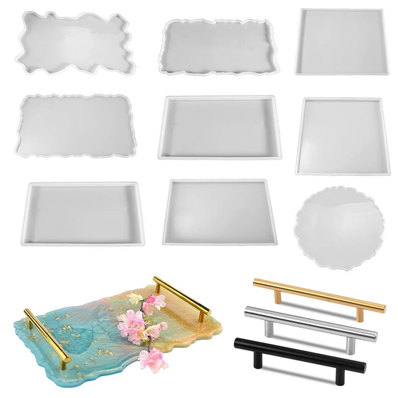 Resin Art Workshop - Lade Epoxyhars Siliconen Mal DIY Grote