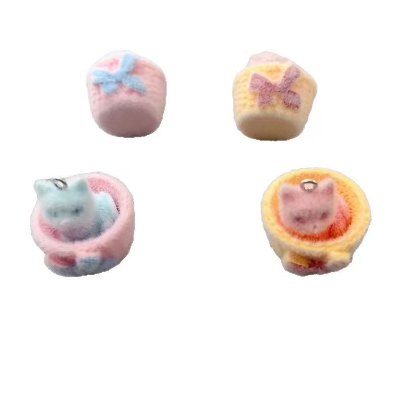 4 stuks 3D pluche hars kattenh - Resin Art Jewelry Kit recensie en prijs