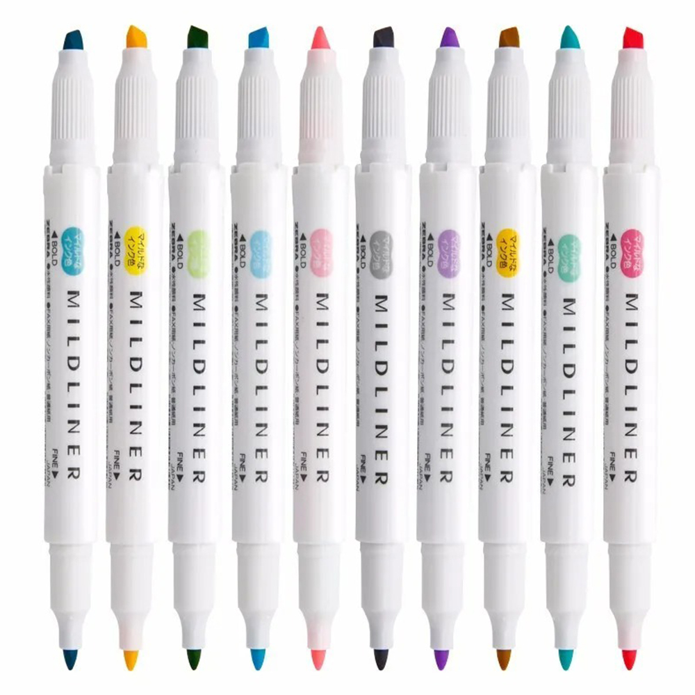 35-kleuren ZEBRA Mildliner Hig - Zebra Pen Mildliner recensie en prijs
