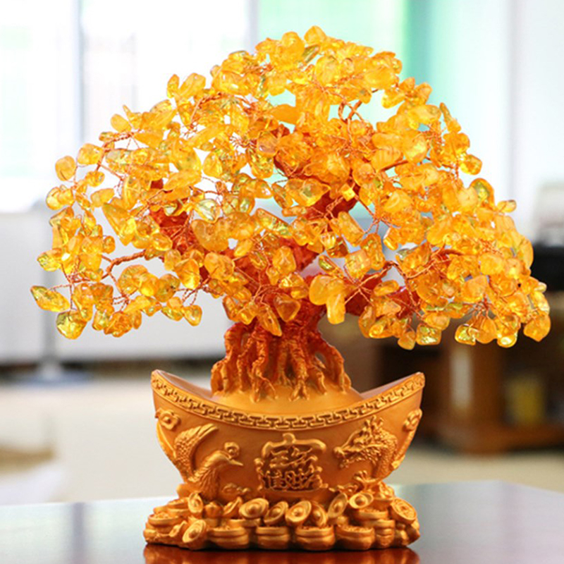 Geluksgeld Boom Chinese Goudst - Resin Art Tree recensie en prijs