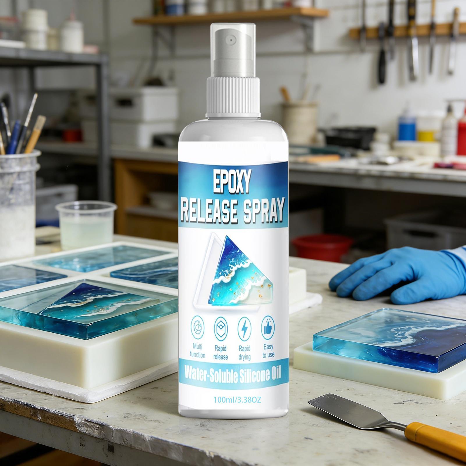 Siliconen ontvormspray Epoxy o - Resin Art Workshop recensie en prijs