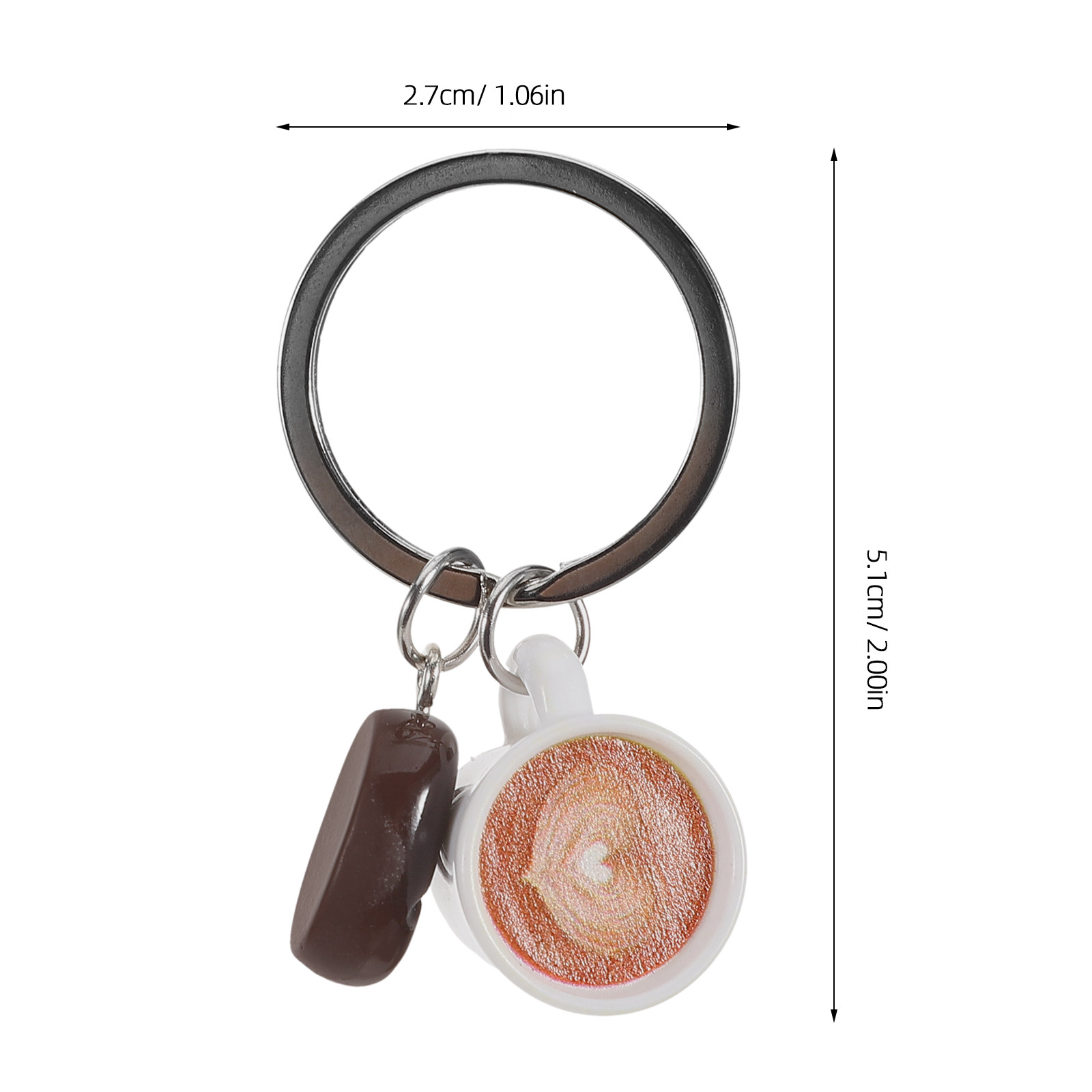 Koffieboon Sleutelhanger Elega - Resin Art Keychain Design recensie en prijs