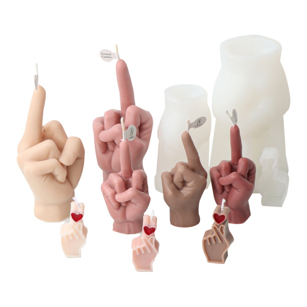 3D Onregelmatige Gebaar Vinger - Resin Art Heart recensie en prijs