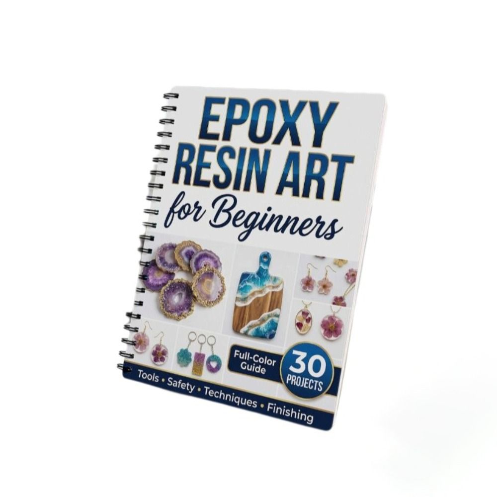 Stapsgewijs epoxyhars-kunsthan - Resin Art Book recensie en prijs