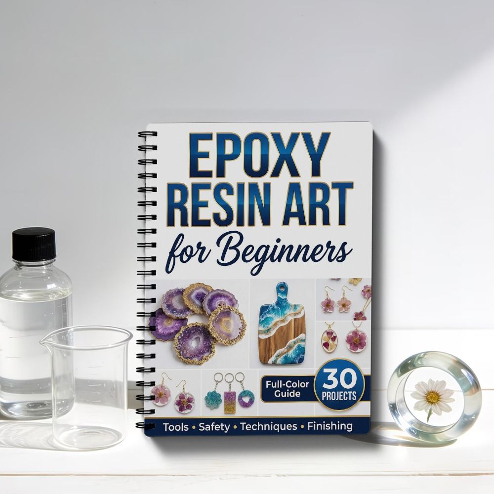 Stapsgewijs epoxyhars-kunsthan - Resin Art Book recensie en prijs