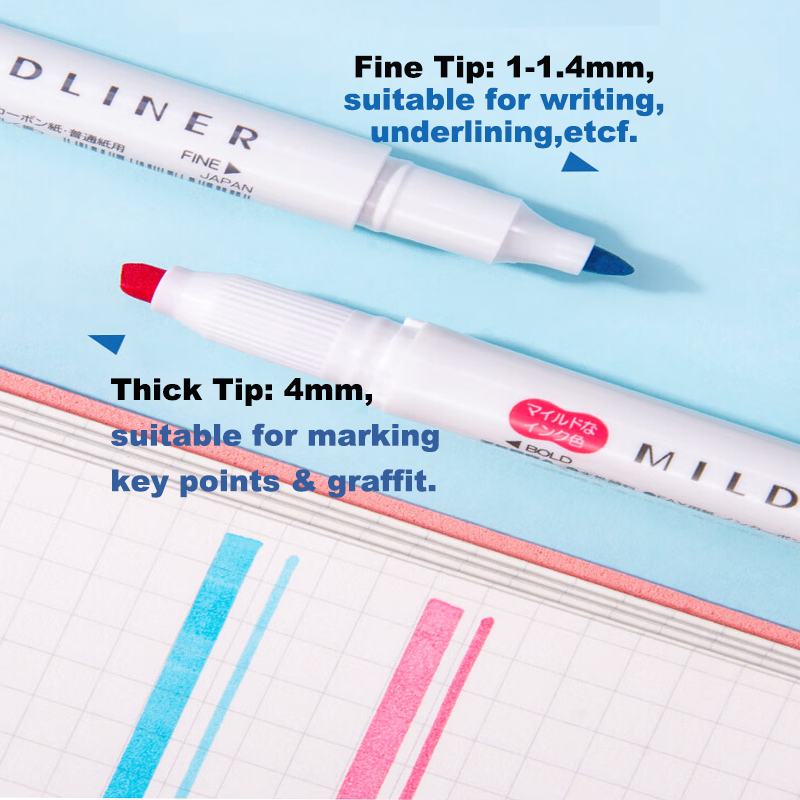 Zebra 25/35 kleuren Mildliner  - Zebra Pen Mildliner recensie en prijs