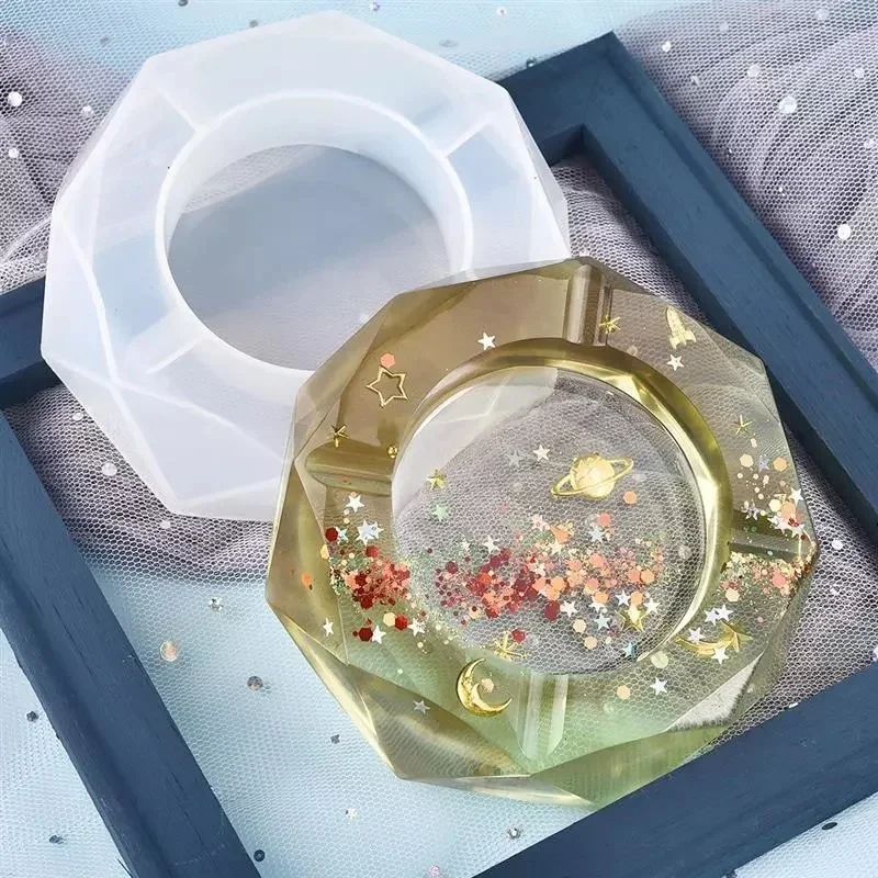 Nieuwe siliconen mal asbak har - Resin Art Heart recensie en prijs