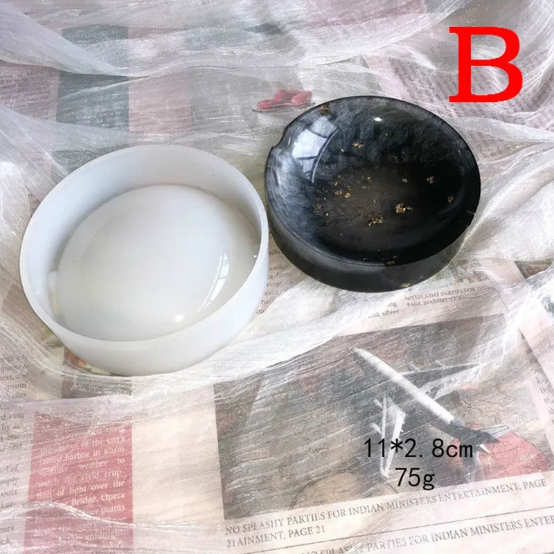 Nieuwe siliconen mal asbak har - Resin Art Heart recensie en prijs