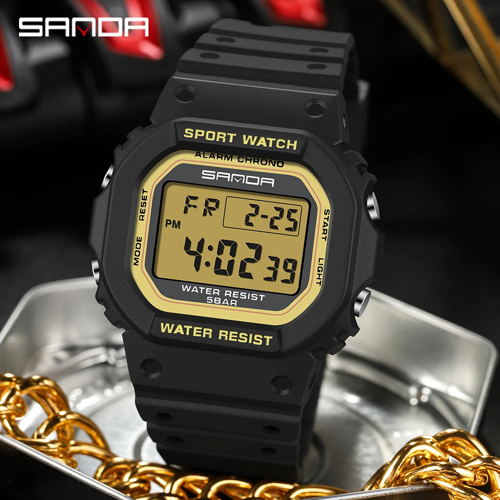 SANDA 2107 Kinderen Horloge Ma - Resin Art Underwater recensie en prijs