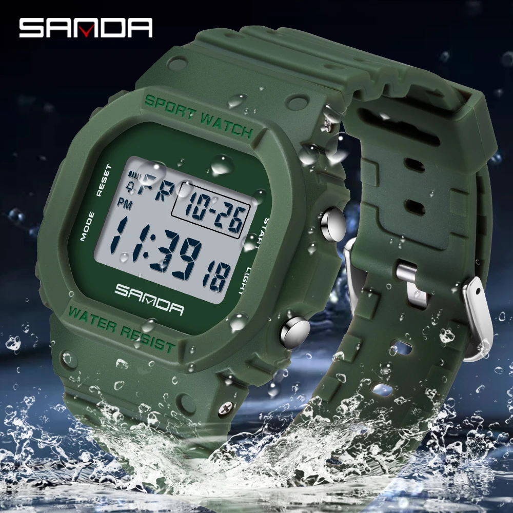 SANDA 2107 Kinderen Horloge Ma - Resin Art Underwater recensie en prijs