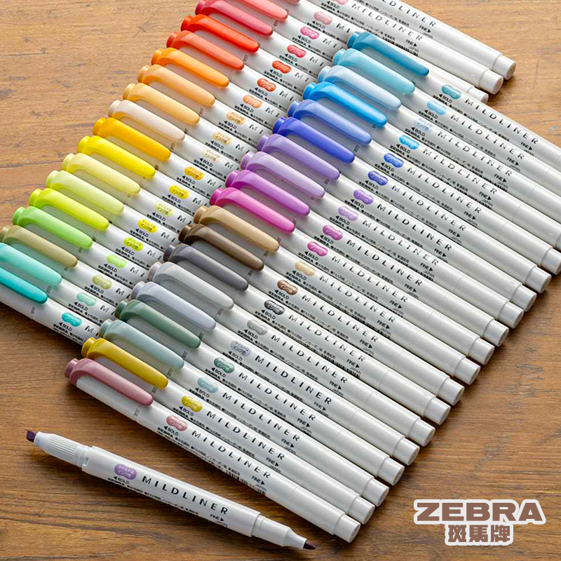Zebra Mildliner Markeerstiften - Zebra Pen Mildliner recensie en prijs