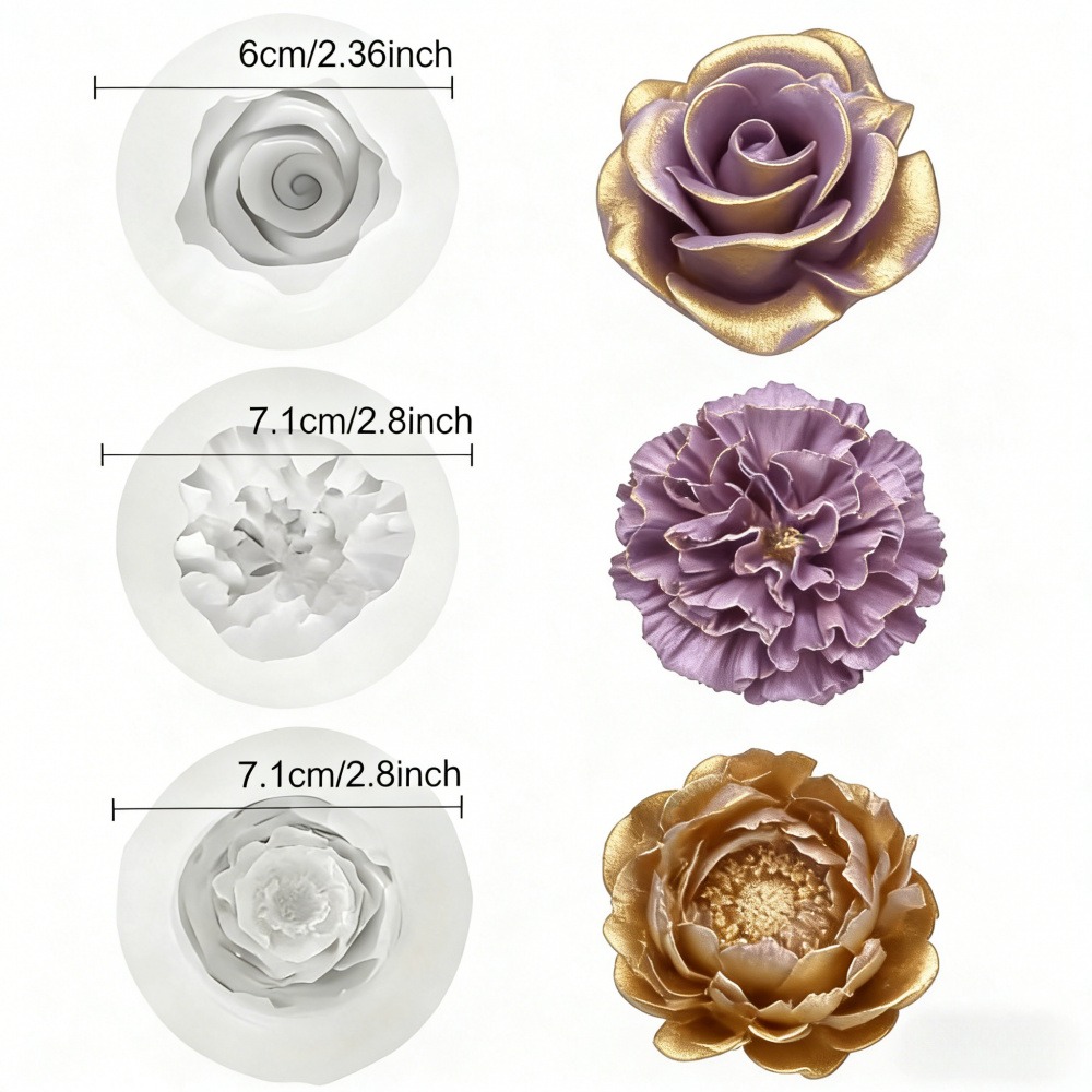 3-delige siliconenvormen voor  - Resin Art Design For Wedding recensie en prijs