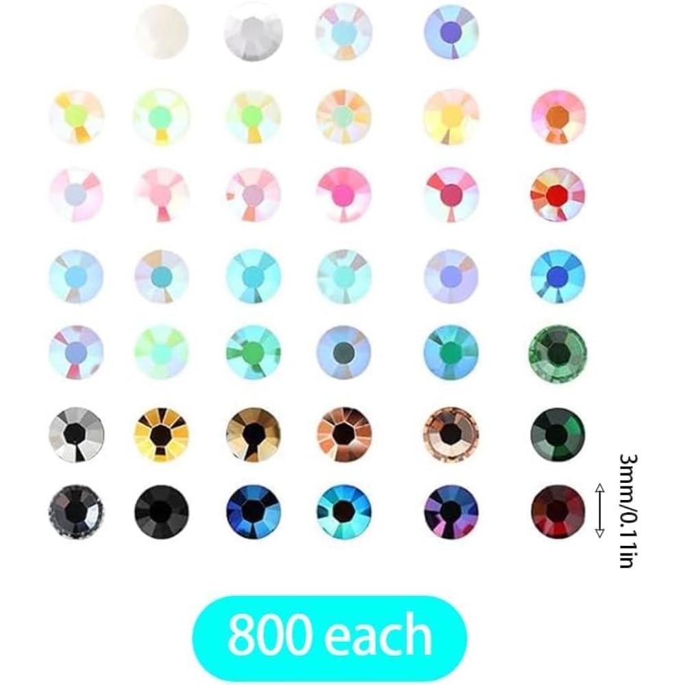 40 kleuren hars-jelly strass s - Resin Art Book recensie en prijs