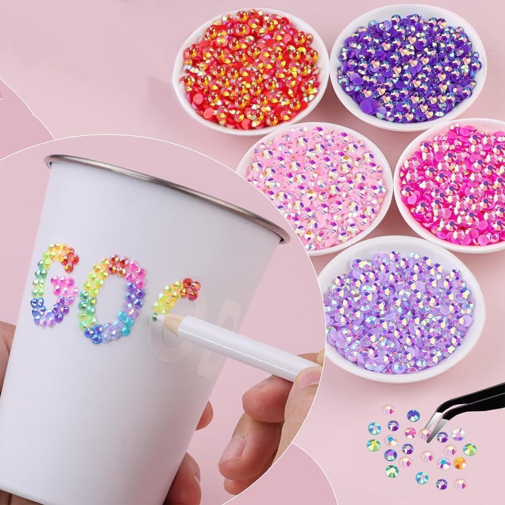 40 kleuren hars-jelly strass s - Resin Art Book recensie en prijs