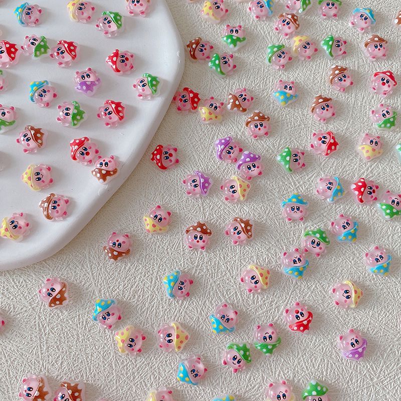 2/10/20pcs Kirby Nail Charms 3 - Resin Art Workshop recensie en prijs