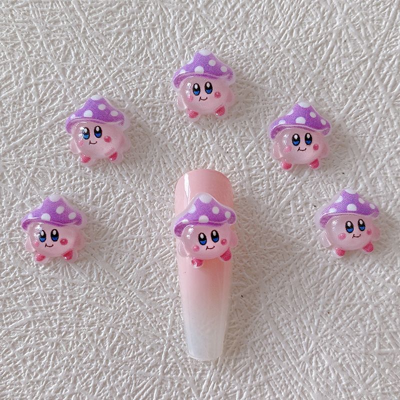 2/10/20pcs Kirby Nail Charms 3 - Resin Art Workshop recensie en prijs