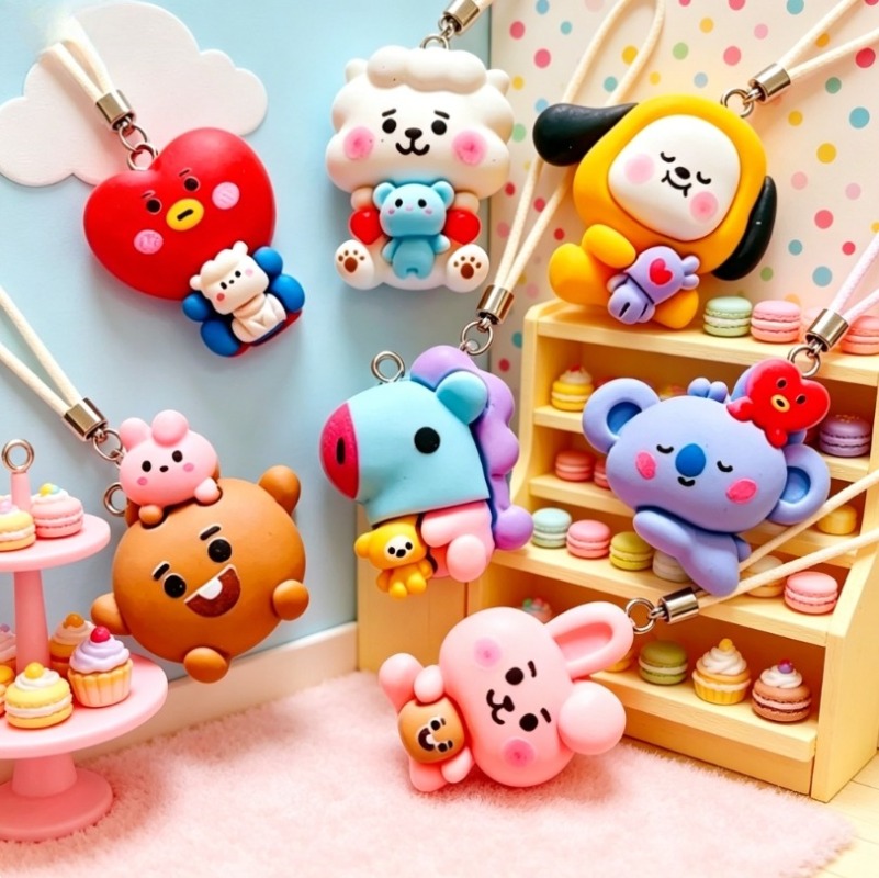 7 stks BT21 Hars Cartoon Charm - Resin Art Jewelry Kit recensie en prijs