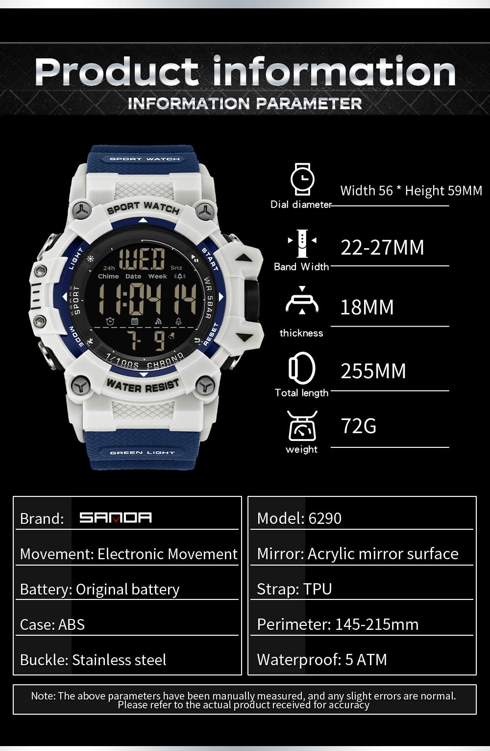 SANDA Nieuw 6290 Fashion Stude - Resin Art Underwater recensie en prijs
