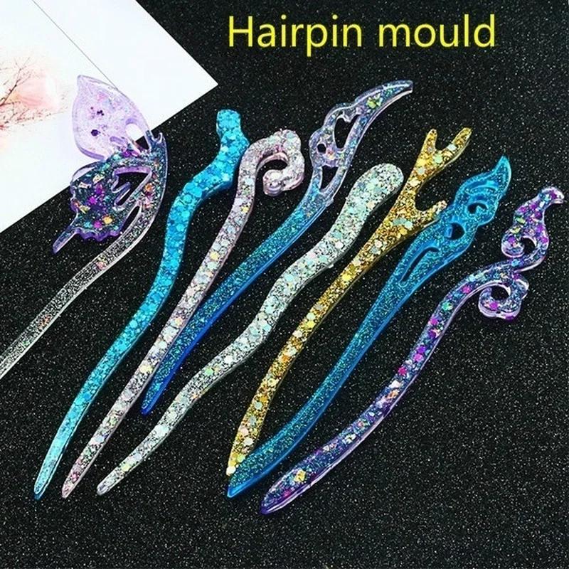 Nieuwe transparante haarspeld  - Resin Art Jewelry Kit recensie en prijs