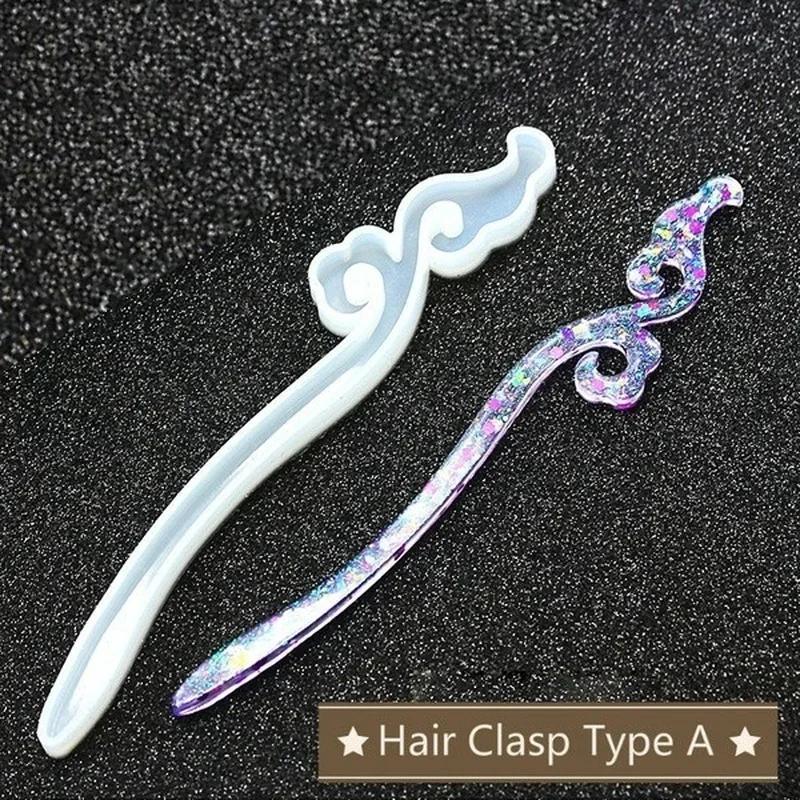 Nieuwe transparante haarspeld  - Resin Art Jewelry Kit recensie en prijs