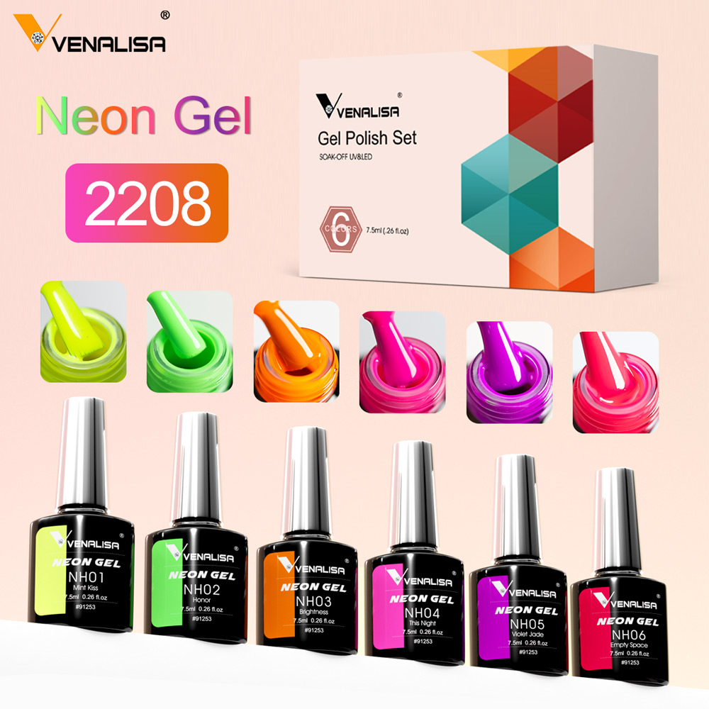 VENALISA Neon Gel Nagellak Kit - Resin Art Training recensie en prijs