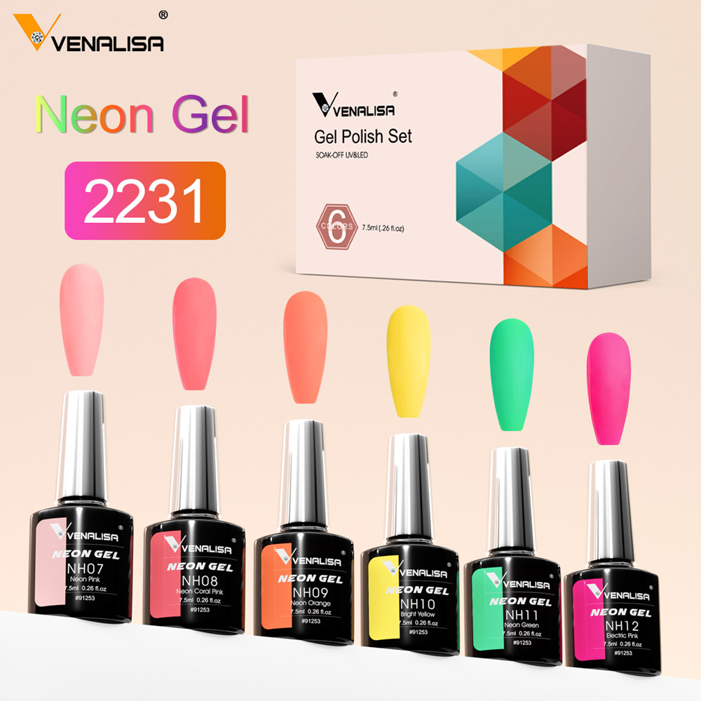 VENALISA Neon Gel Nagellak Kit - Resin Art Training recensie en prijs