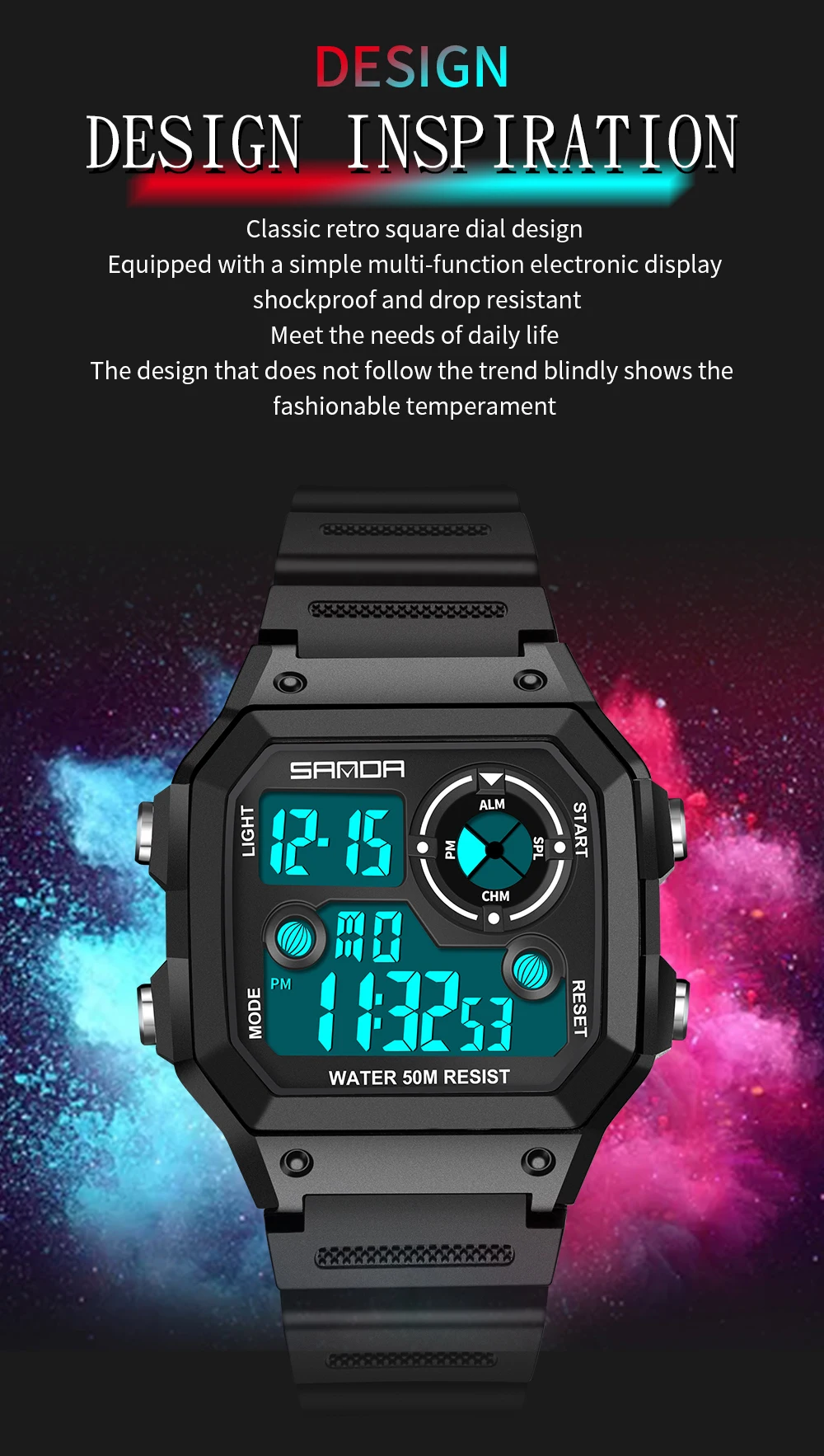 2026 SANDA 418 Nieuw buitenspo - Resin Art Underwater recensie en prijs