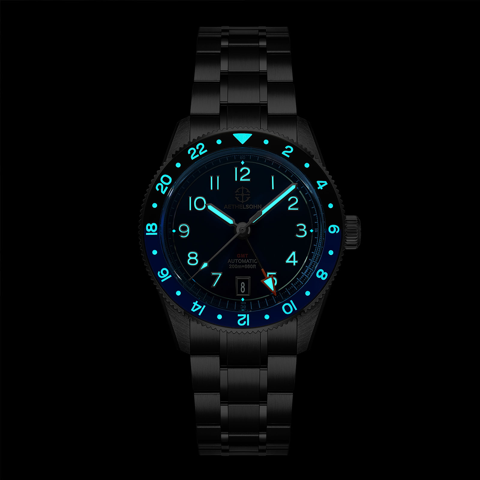 AETHELSOHN Horizon Azure GMT H - Resin Art Underwater recensie en prijs