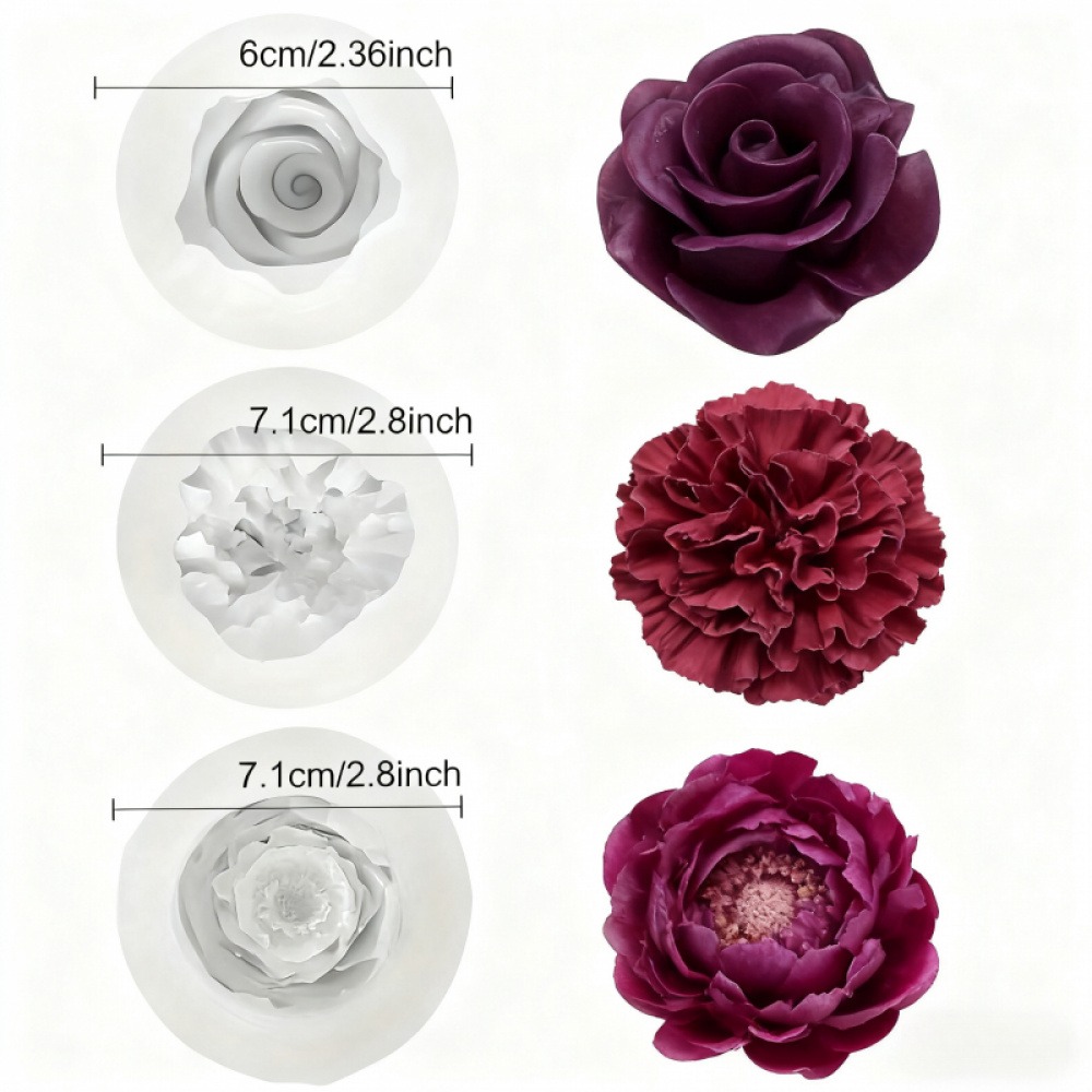 3-delige siliconen mallen van  - Resin Art Design For Wedding recensie en prijs
